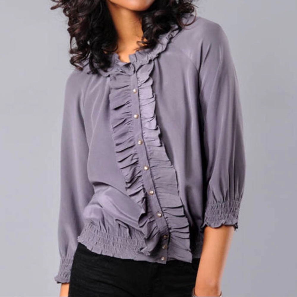 Joie Dominica Ruffle Blouse